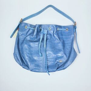 NWT Jacky & Celine Italian Leather Purse. Blue